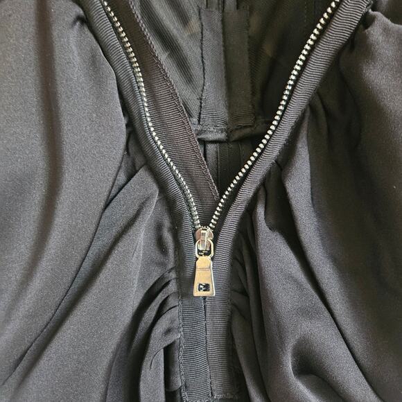 JONATHAN SIMKHAI Ruched‎ Strapless Jumpsuit Size 4 Black Minimalist Formal - Picture 8 of 16